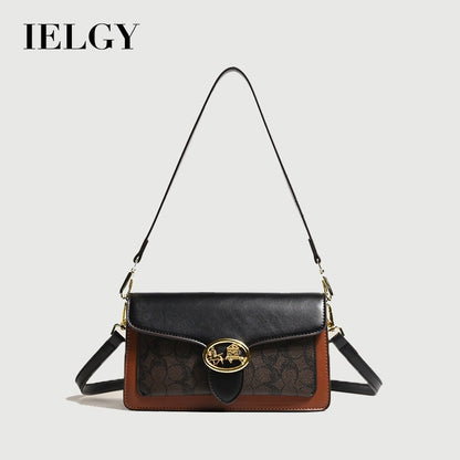 IELGY messenger bag women's all-match fashion retro casual classic shoulder small square bag