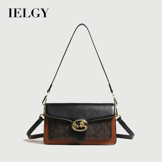 IELGY messenger bag women's all-match fashion retro casual classic shoulder small square bag