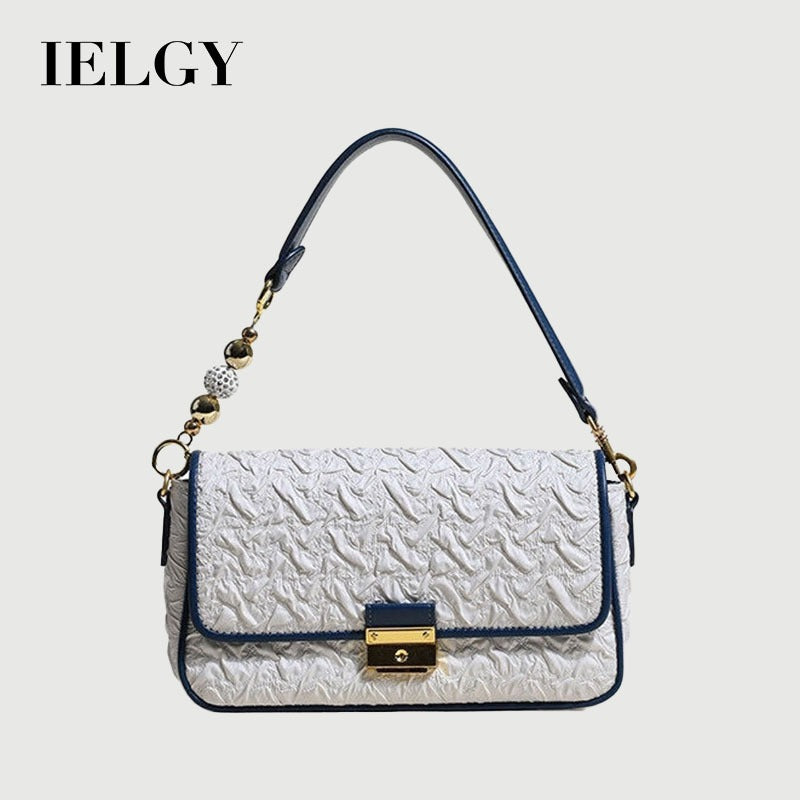 IELGY transfer beads fashion one-shoulder women's bag color matching comfortable fabric