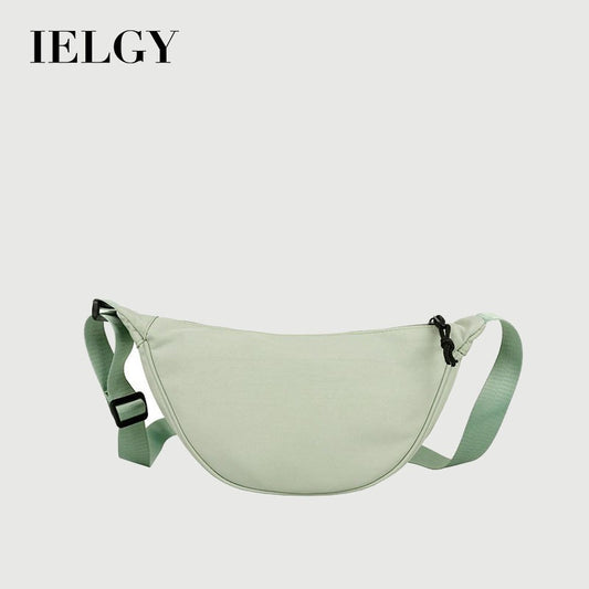 IELGY Nylon messenger bag women's dumpling type light and simple