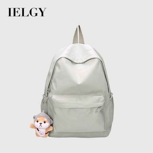 Ielgy Backpack Nylon Ultra-Light Casual Bag Japanese Large-Capacity Travel Bag Student School Bag