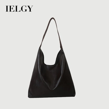 Ielgy Large-Capacity Fashionable Texture pu Commuter Bag All-Match One-Shoulder Underarm