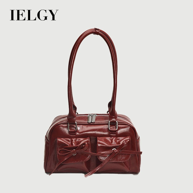 Ielgy One-Shoulder Bow Autumn Female Bag Portable Underarm Bag