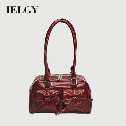Ielgy One-Shoulder Bow Autumn Female Bag Portable Underarm Bag