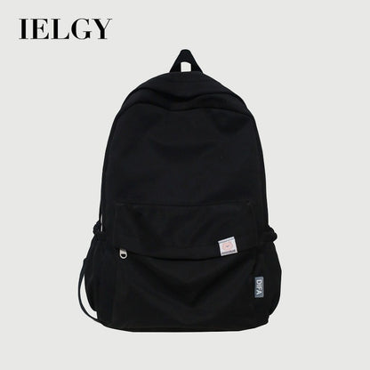 Ielgy Japanese Backpack College Student Large-Capacity Schoolbag Female Korean Version Simple Backpack