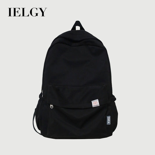 Ielgy Japanese Backpack College Student Large-Capacity Schoolbag Female Korean Version Simple Backpack