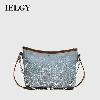 Ielgy High-End Fashionable Texture Shoulder Bag Popular Fashionable All-Match Commuter Bucket Bag