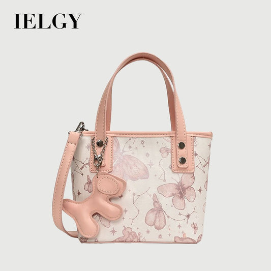 Ielgy All-Match Messenger Bag High-End Niche Texture Portable Bucket Bag