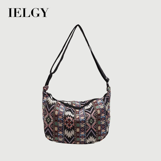 IELGY Large-Capacity Dumpling Bag Fashionable Messenger Bag