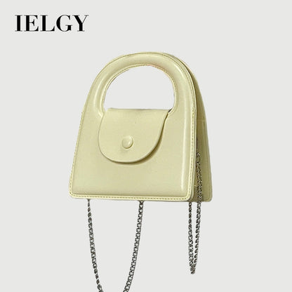 IELGY Women's candy color cute chain messenger bag