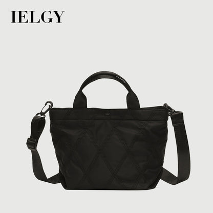 IELGY Lingge embroidery thread niche design all-match messenger portable bucket bag women