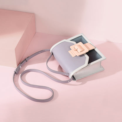 IELGY cross-body summer vitality High-class sense jelly bag fashion western style portable generous button exquisite style contrast color