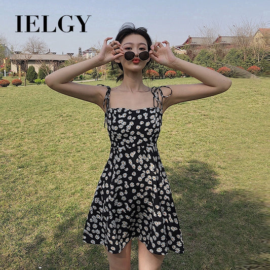 IELGY Little Daisy Dress Women Floral Dress