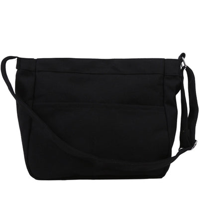 IELGY bag women's shoulder retro canvas bag large capacity all-match messenger bag tide