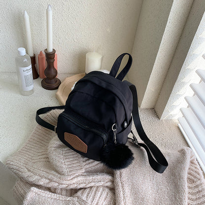 IELGY Autumn and winter mini backpack female Korean version popular new tide Joker Oxford cute fashion small backpack