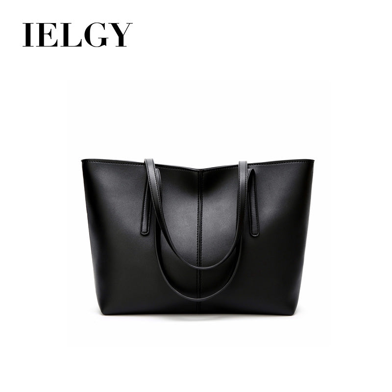 IELGY Women's bag new fashion simple and versatile large-capacity tote bag