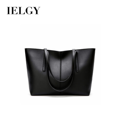 IELGY Women's bag new fashion simple and versatile large-capacity tote bag