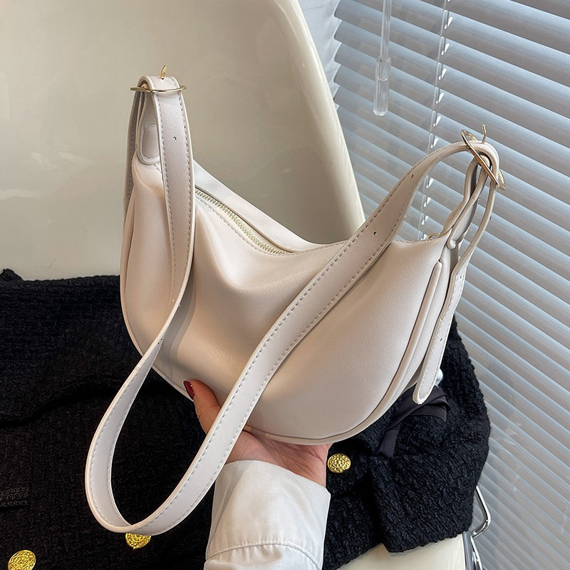 IELGY One-shoulder underarm bag women's high-end Western-style dumpling bag