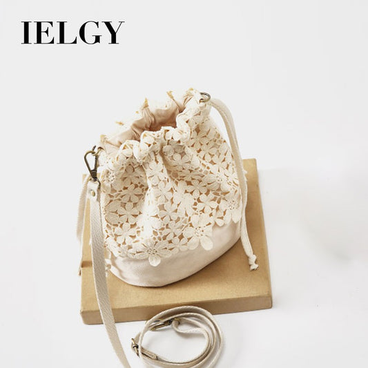 IELGY Lace bag bucket shoulder bag
