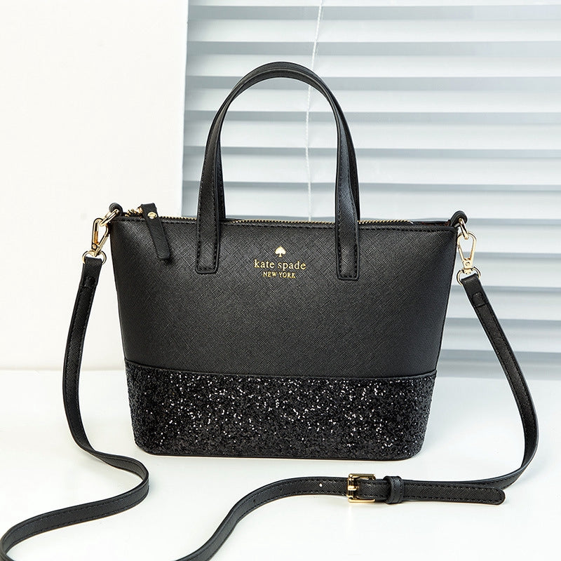 IELGY Fashion sequins tote bag shoulder bag female bag