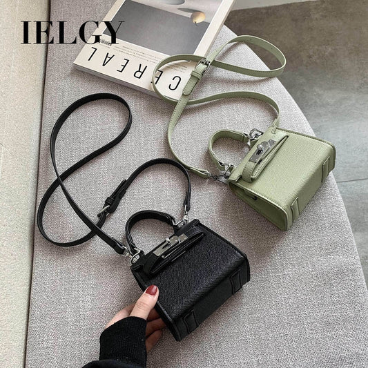 IELGY  Korean one-shoulder bag fashion hand-held oblique satchel small bag tide