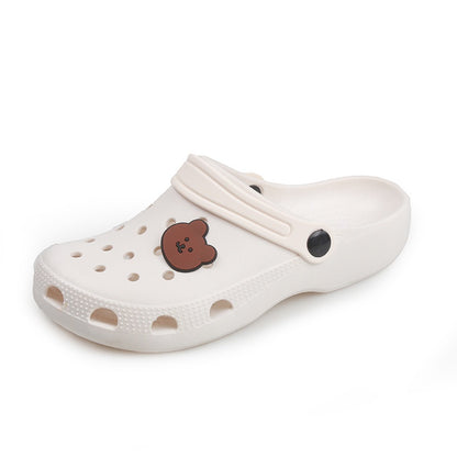 IELGY lightweight fashion cute beach Baotou non-slip slippers women