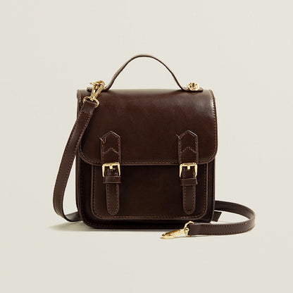 IELGY Japanese-Korean Messenger Bag Fashionable High-end Retro Shoulder Strap Adjustable