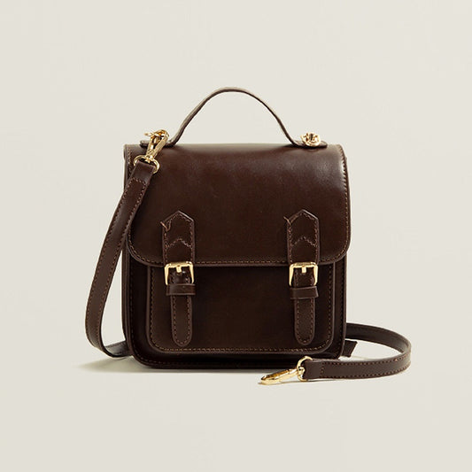 IELGY Japanese-Korean Messenger Bag Fashionable High-end Retro Shoulder Strap Adjustable
