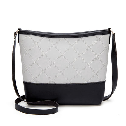 IELGY Square One Shoulder Bucket Bag Korean Slant edgy Mobile Phone Bag