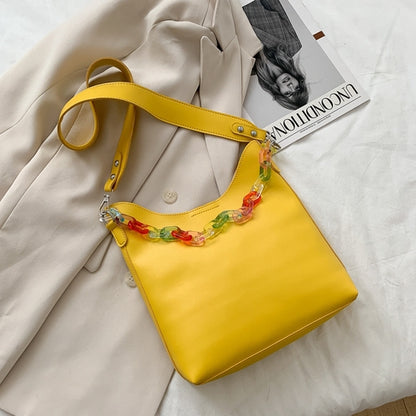 IELGY Popular bags women's large capacity shoulder bags tide chic chain messenger bag