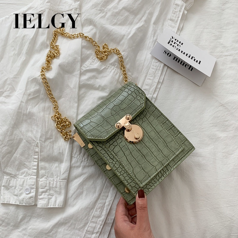IELGY popular spring and summer crossbody all-match ins western style chain bag