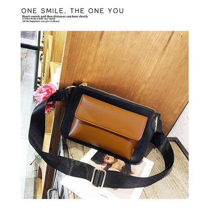 Envelope bag wide shoulder strap messenger bag