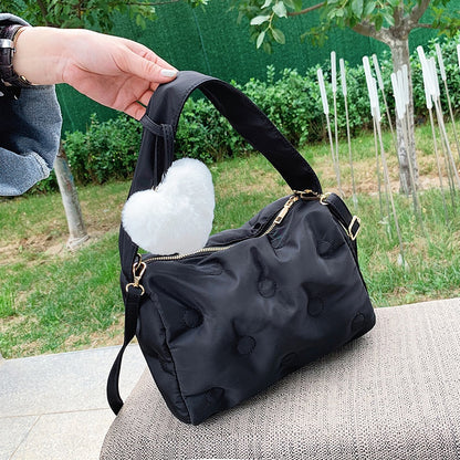 IELGY niche design bag messenger bag female green portable small square bag