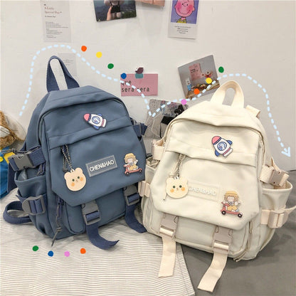 IELGY Mini Backpack Women's Fashion One Shoulder Messenger Bag All-match Multifunctional Small Backpack