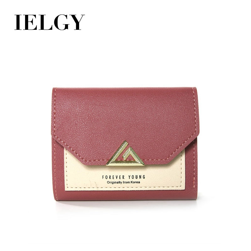IELGY Korean version zero wallet student mini sweet and lovely short Ladies Wallet