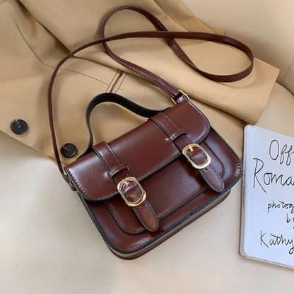 IELGY College style British retro postman bag with one shoulder and one shoulder for Japanese students