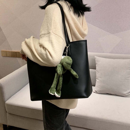 IELGY Large-capacity shoulder bag college student bag female art portable tote bag