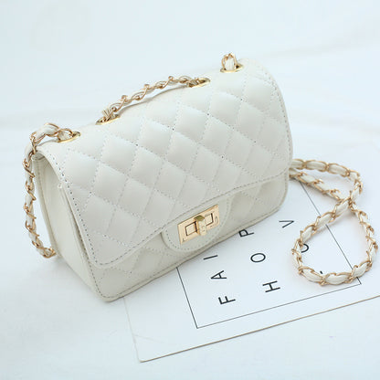 IELGY square bag shoulder messenger bag small fragrance rhombic chain bag Joker bag