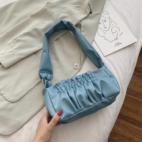 IELGY Cloud bag female joker underarm bag soft shoulder bag handbag