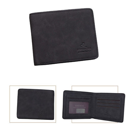 New wallet male short paragraph casual simple fashion wallet