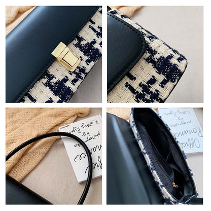 IELGY One-shoulder women's bag under the armor hit the Korean version net red woven handbag women