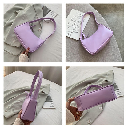 IELGY Women's fashion pure color one-shoulder bag hundred women bag tide.