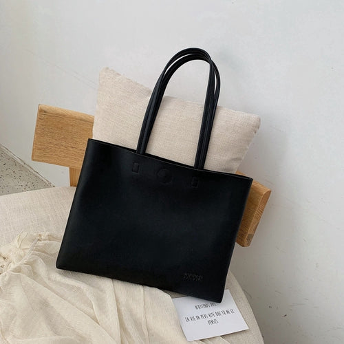 IELGY High quality, foreign style, large capacity, simple Korean version single shoulder bag, Messenger carrying Tote Bag