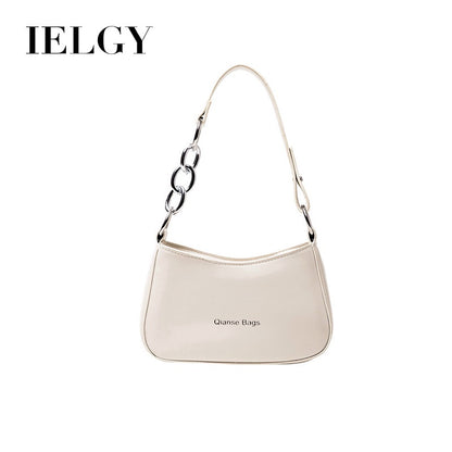 IELGY Fashion brand designer acrylic chain staff carrying single shoulder underarm bag