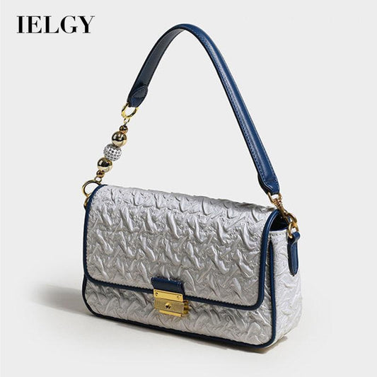 IELGY transfer beads fashion one-shoulder women's bag color matching comfortable fabric