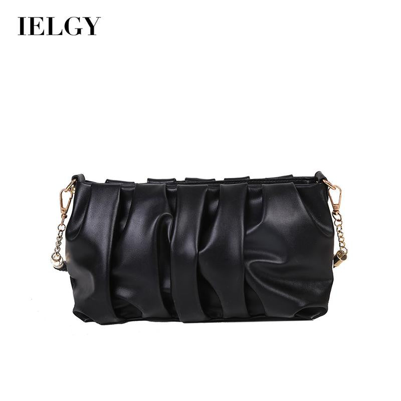 IELGY cloud bag women's fashion small square bag shoulder messenger bag