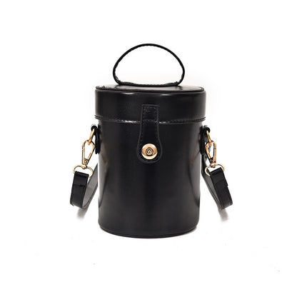 IELGY Bucket bag handbag lock cylinder bag lady shoulder bag