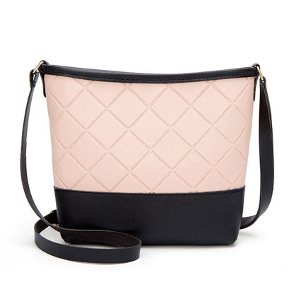 IELGY Square One Shoulder Bucket Bag Korean Slant edgy Mobile Phone Bag