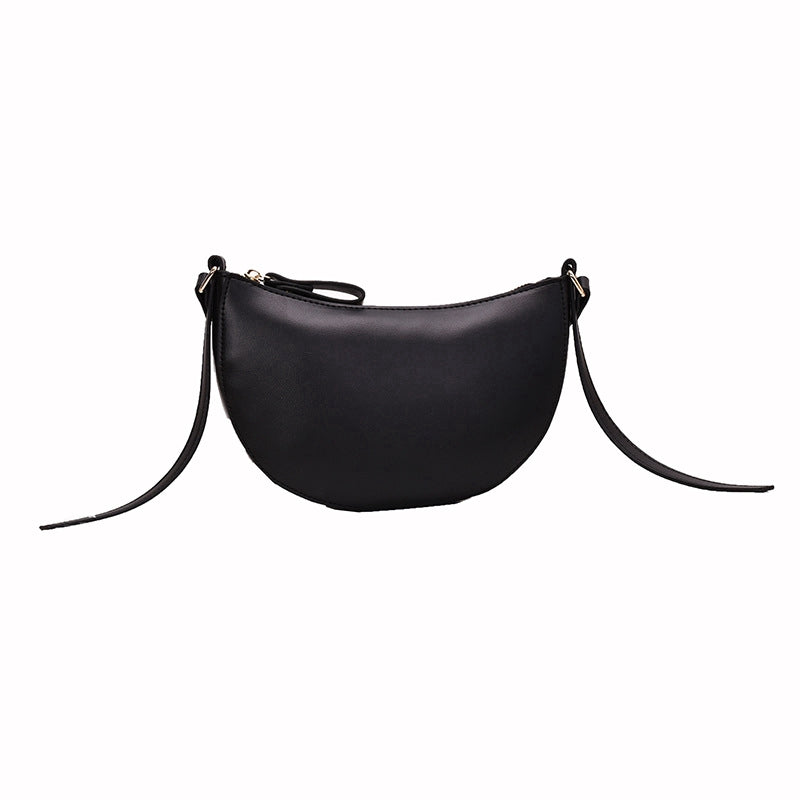 IELGY Simple temperament, leisure, small crowd, fashionable, all-around, one shoulder, half round women's Bag Fashion