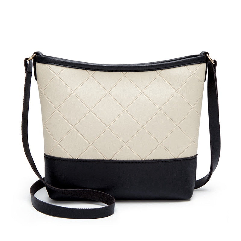 IELGY Square One Shoulder Bucket Bag Korean Slant edgy Mobile Phone Bag